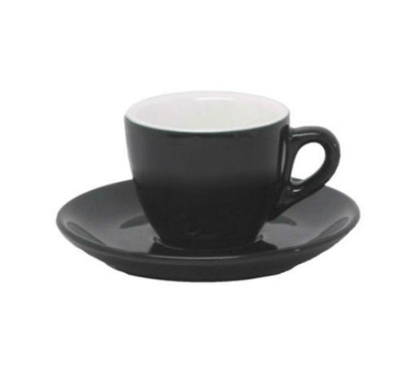 "AOSTA" Espresso Cups 74ml - black